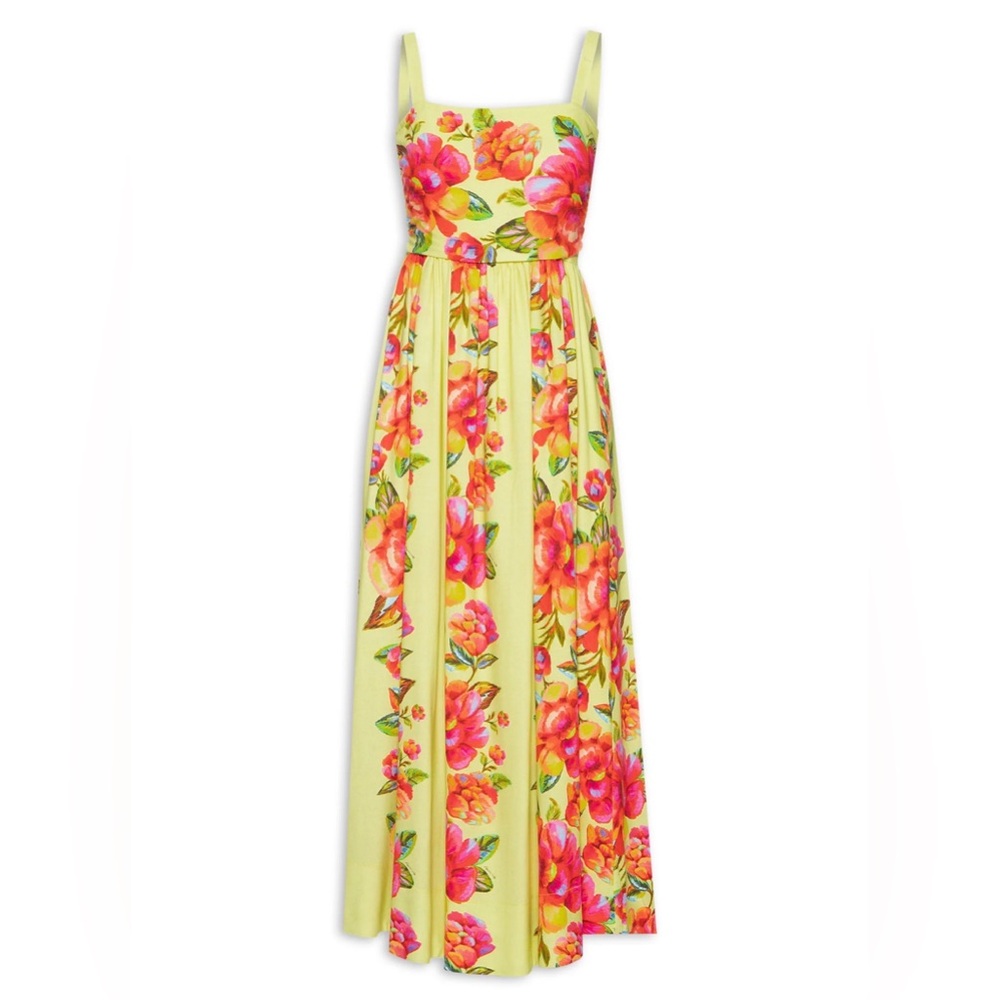 SOLD FARM Rio Vibrant Floral Maxi Dress